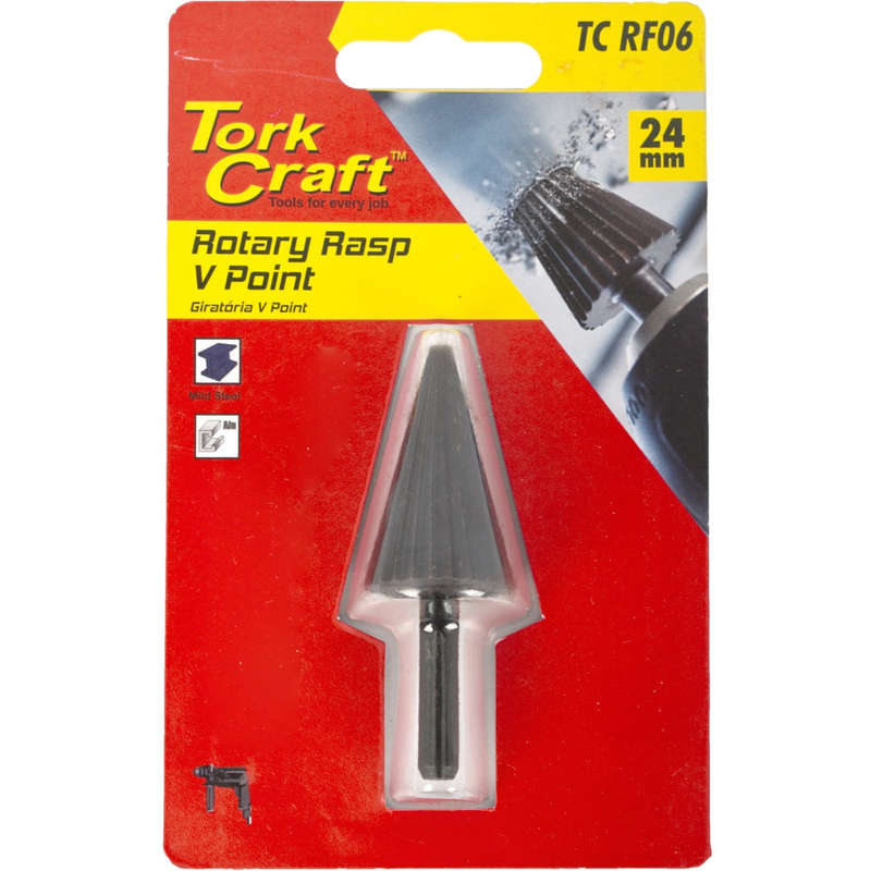 Rotary rasp v-point 4-24mm