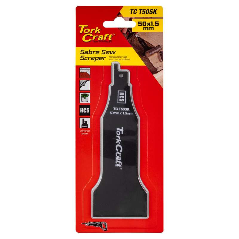Sabre saw scraper hcs 50mm x 1.5mm