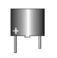 Buzzer e-mag 1v5 30ma 80db pc tdb01lf-pn