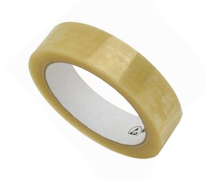 Clear buff tape 24mm wide - 45m rolls tape-cl-24mm