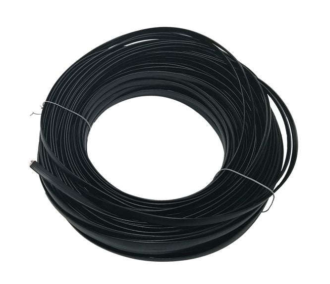 Flat tel cable 8c flex black - debulk m423-029 *dbk*
