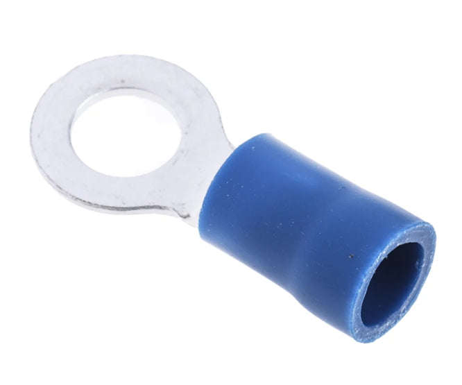 Blue terminal pre-ins 6.4mm ring rv2-6s-blue