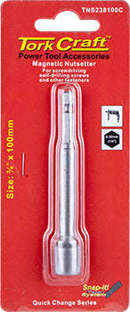 Nutsetter magnetic 3/8'x 100mm 1/card