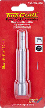 Nutsetter magnetic 5/16'x 100mm 1/card