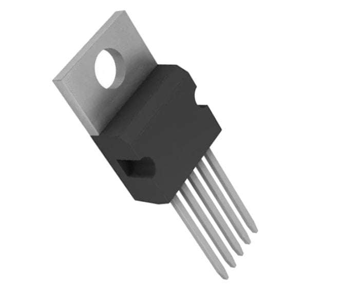 Power mosfet switch n-ch 2.2a to-220ab-5 ips521