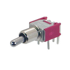 Mini toggle switch spdt on-(on) pcb ts40t-ts6b-te1q