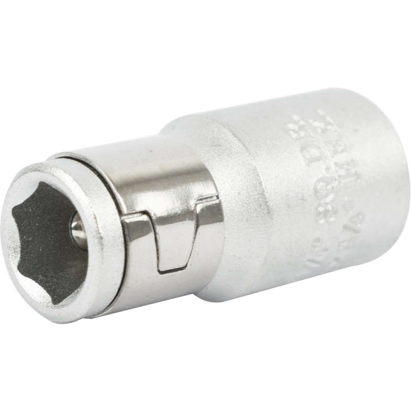 Socket adaptor coupler 1/4'f sq x  1/4'f hex bulk