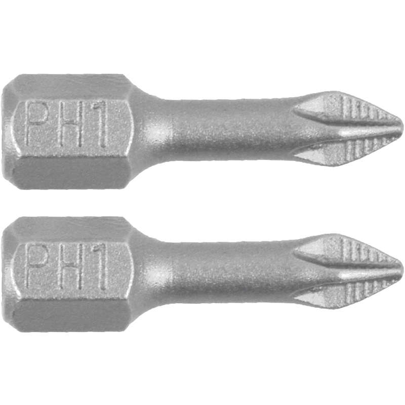 Phil.1 x 25mm ins.bit 2/card