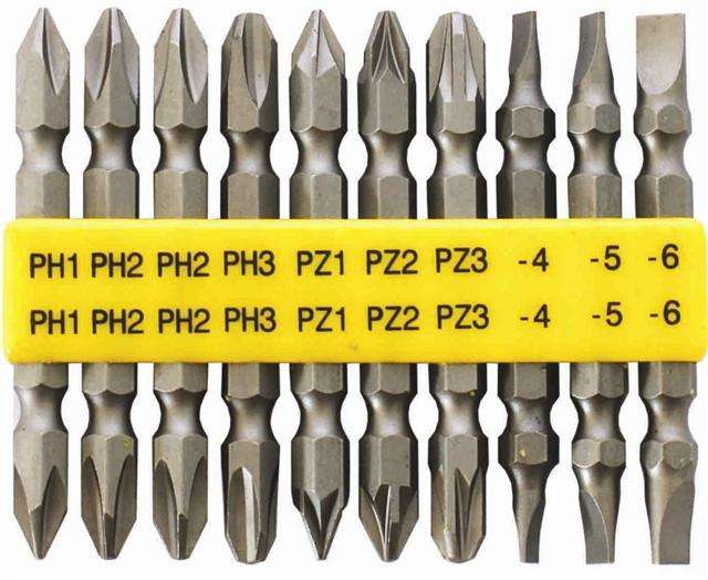 S/d dbl.end set ph/pz/sl 10pce