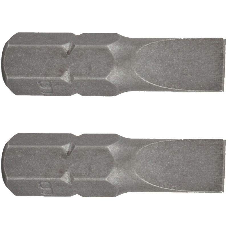 S/d insert bit 6mmx25mm 2/card