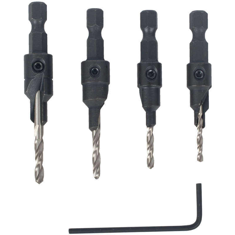Screw pilot set 5pce carded