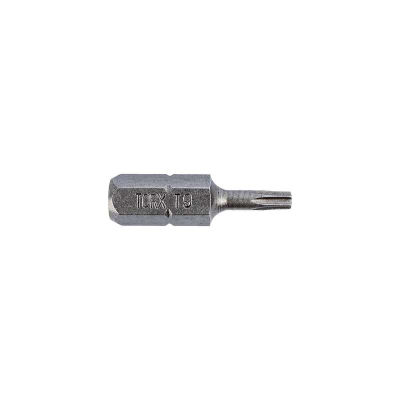 Torx tamper resistant insert bit t9h x 25mm bulk