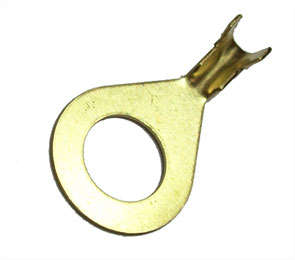 Terminal un-ins ring lug brass 10mm ur10