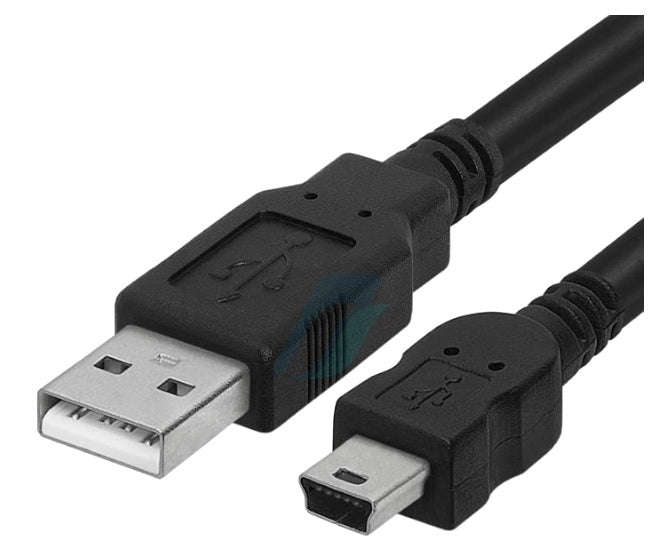 Lead usb-a plug to mini-b 5 pin socket 2m 170641