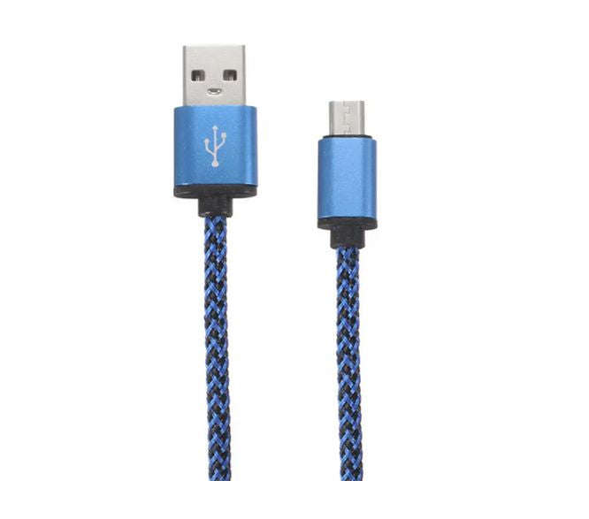 Micro-usb to usb-a 0.3m data lead blue 200453 *a*