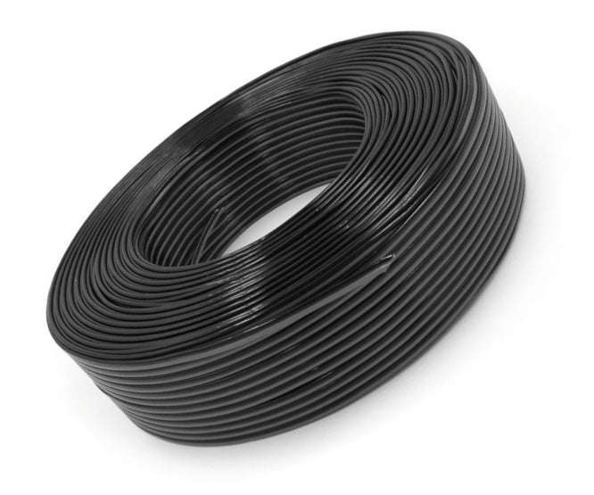 Silicone wire m/s cu csa=0.5 o=2.5 black - debulk 29081-c