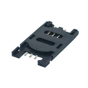 Socket smd sim card holder 6p vi-sima-06-b