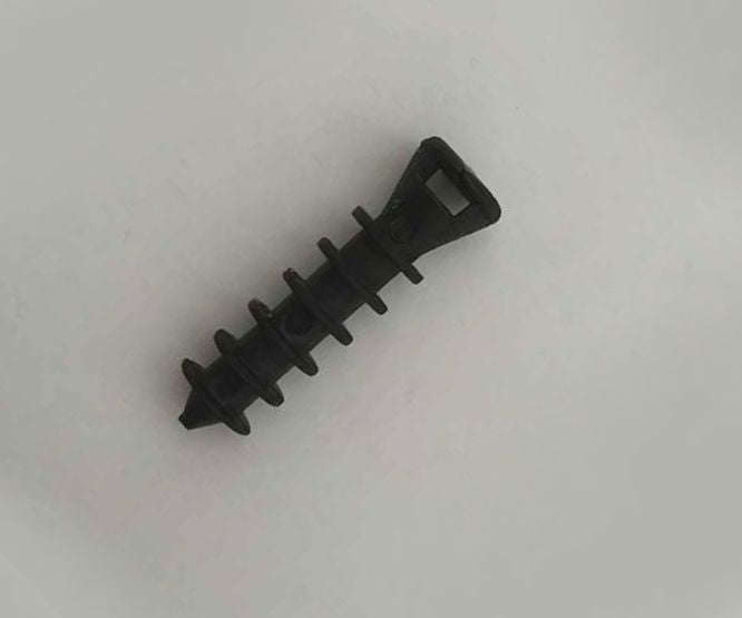 Wall plug cable tie mount 8mm black EH-1B8