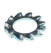 M5 star washer plated stw5