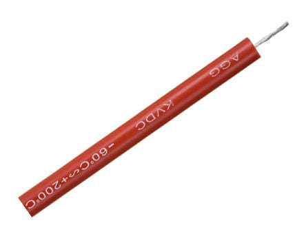 High voltage wire hv/ht 50kv red ty-50 ul3239-22awg-50kv-rd