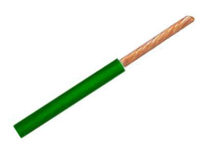 Wire m/s csa=0.5 o=2.5 green - 10m/roll ul1015-str-awg20-gr