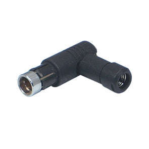 Plug 2way right angle blk wso102a051-140+
