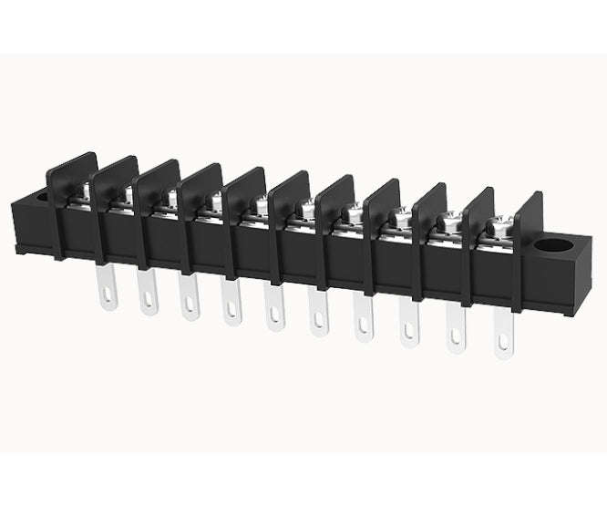 Terminal block solder 7.62 10w sil x977t10
