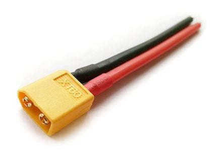 Battery connector plug / male w/wires xt60p+w