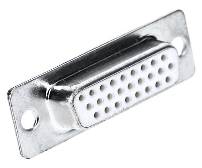 Socket d-sub 26w vga panel mnt solder metal ycs26s