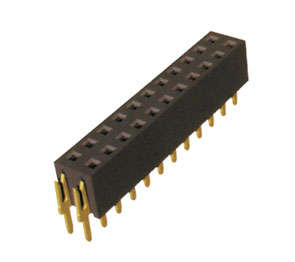 Low profile housed socket dil 18w pcb mnt yts2ns18