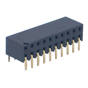 Header socket dual row r/a 20w yvr2r20