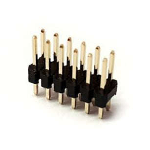 Header dil 2.54 12w pcb str h11.5 ywn12