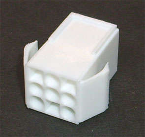 Hous male 09w squ p/m 4.5mm pitch yy10c09