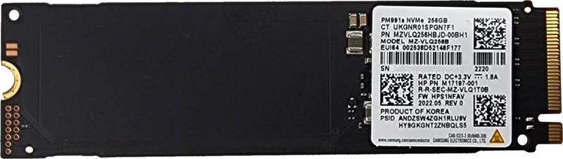 SAMSUNG PM991A 256GB M.2 NVME SSD