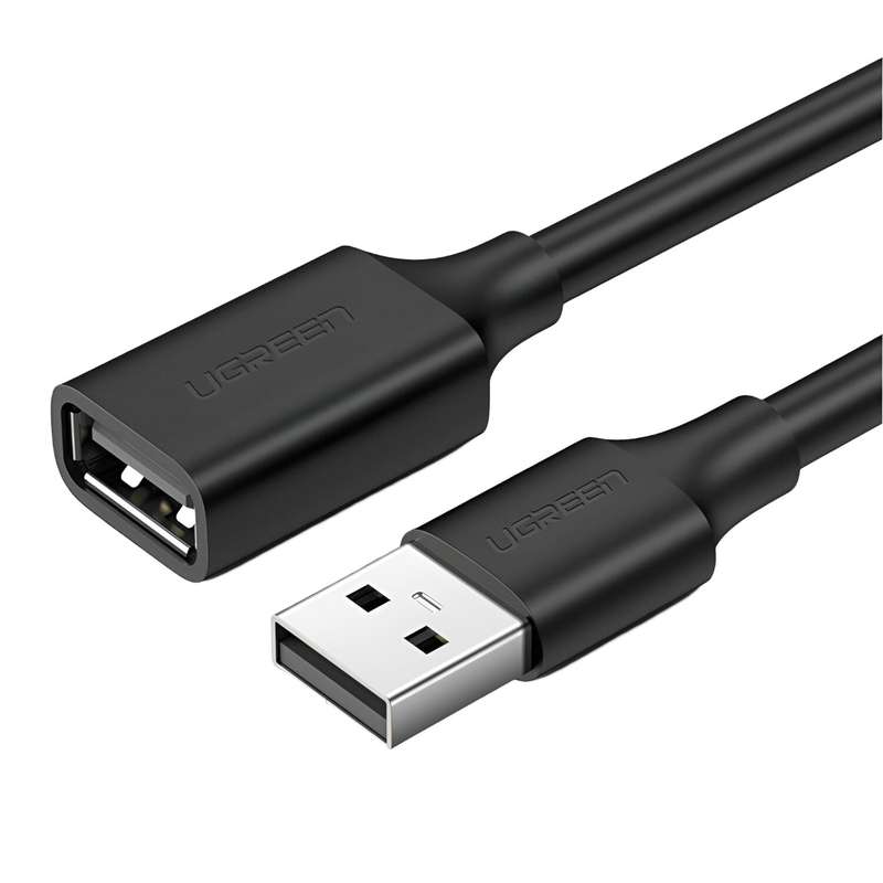 UGREEN USB 2.0 Extension Cable  Male to Female, 480Mbps Data Transfer - 1.5m