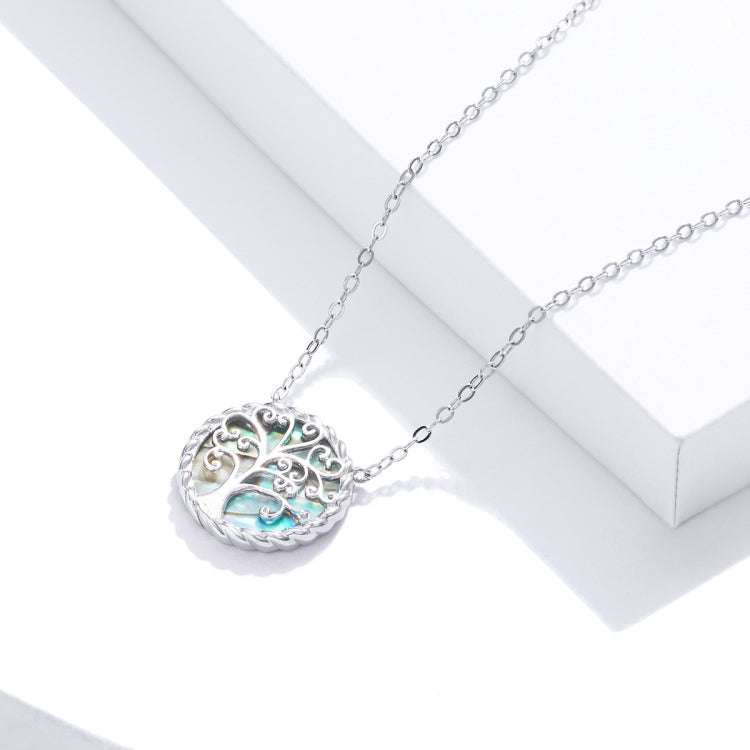 S925 Sterling Silver Colorful Tree of Life Women Nacklace Jewelry