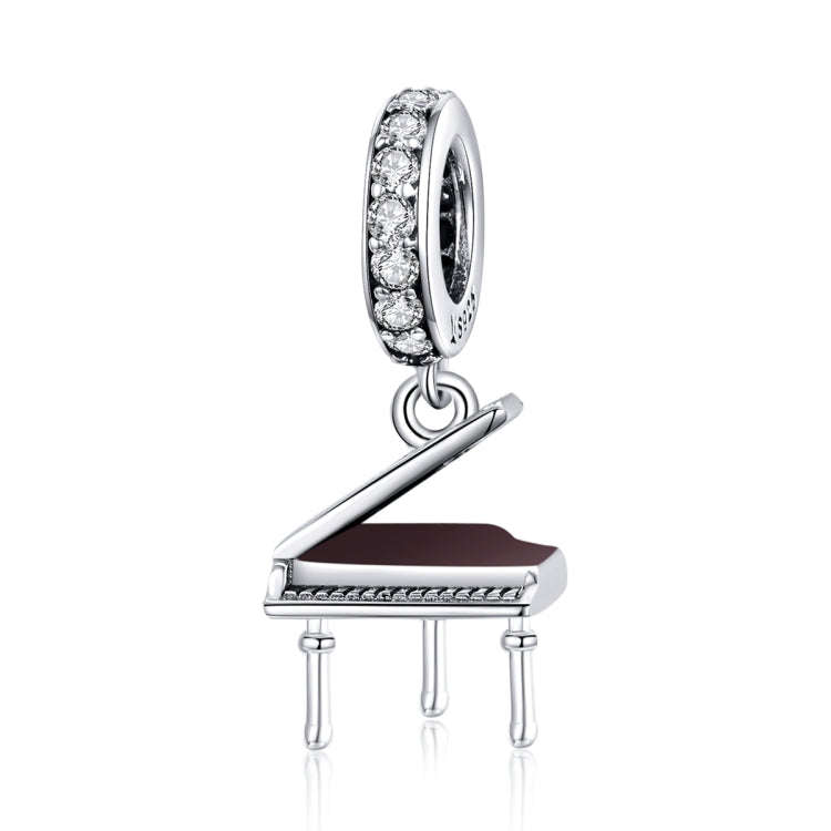 S925 Sterling Silver Grand Piano Pendant DIY Bracelet Necklace Accessories