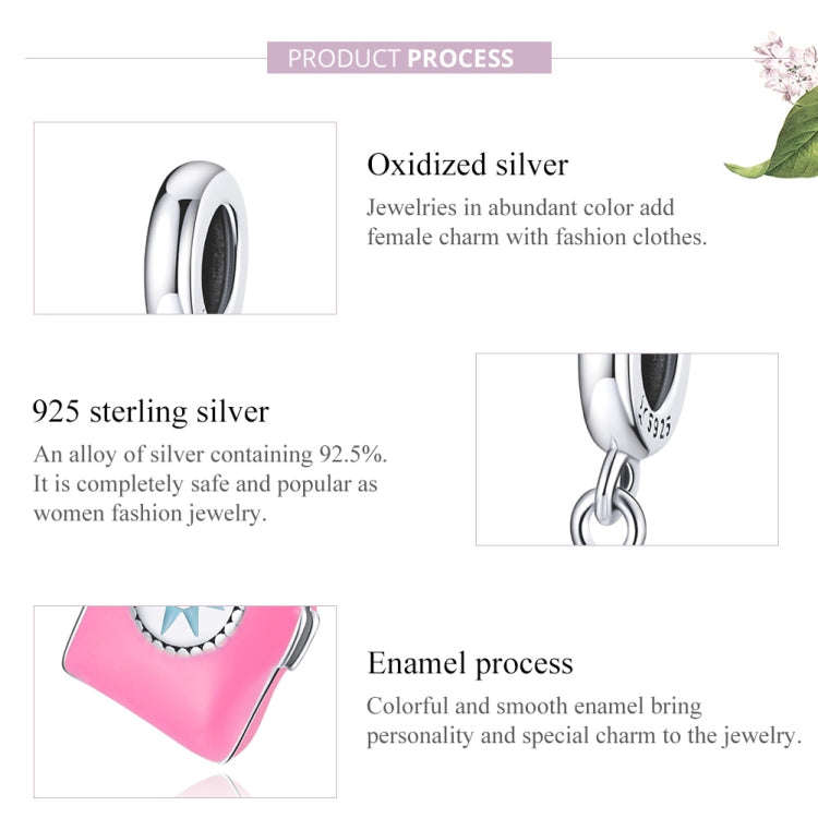 S925 Sterling Silver Love Diary Pendant DIY Bracelet Necklace Accessories
