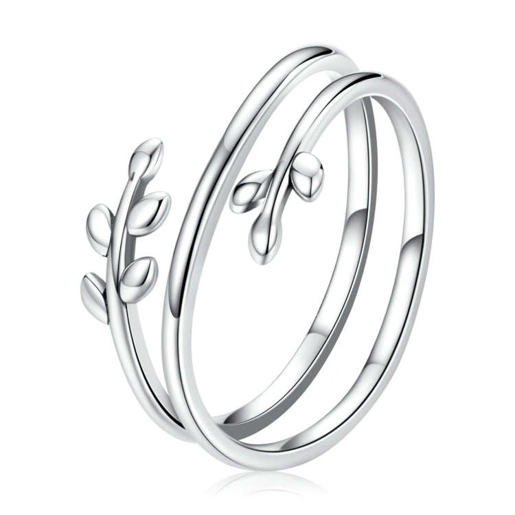 S925 Sterling Silver Multi-loop Wicker Women Open Ring