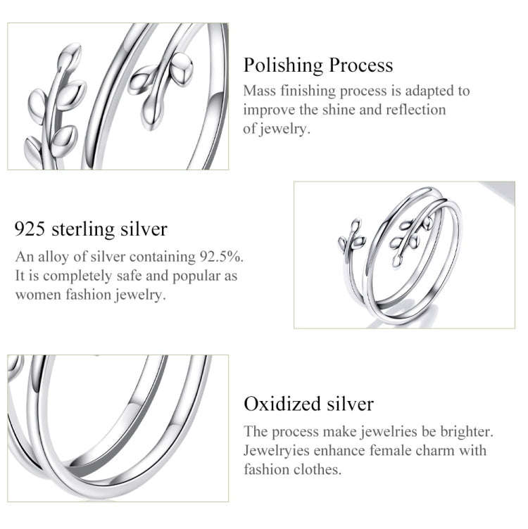 S925 Sterling Silver Multi-loop Wicker Women Open Ring