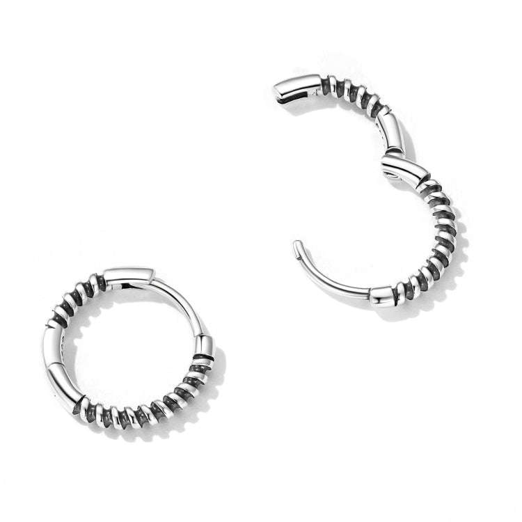S925 Sterling Silver Thread Ear Buckle Women Earrings