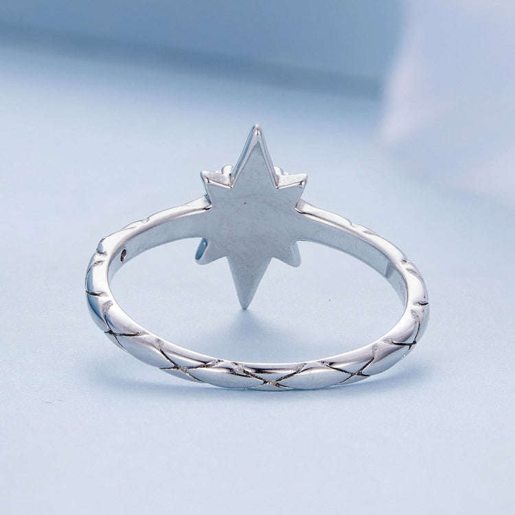 BSR455-7 S925 Sterling Silver  Heart Shape Star Opal Ring Bracelet