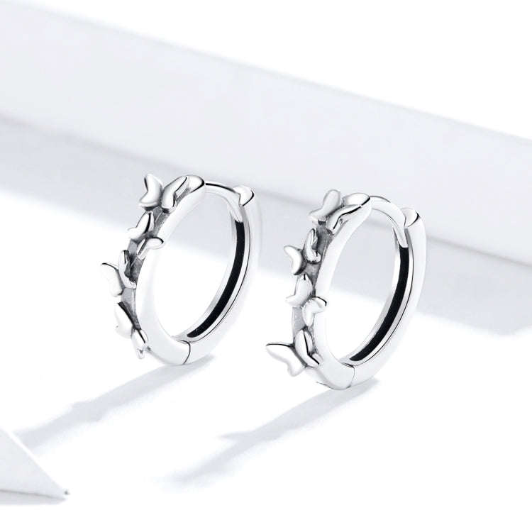 S925 Sterling Silver Elegant Butterfly Earrings