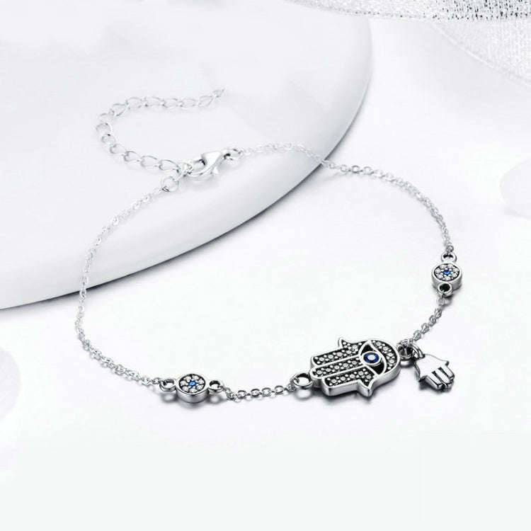 Hand of Fatima S925 Sterling Silver Bracelet