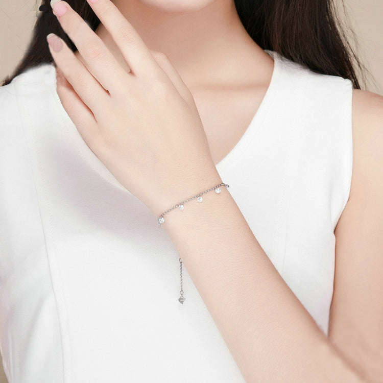 Fairy S925 Sterling Silver Bracelet Women Diamond Bracelet