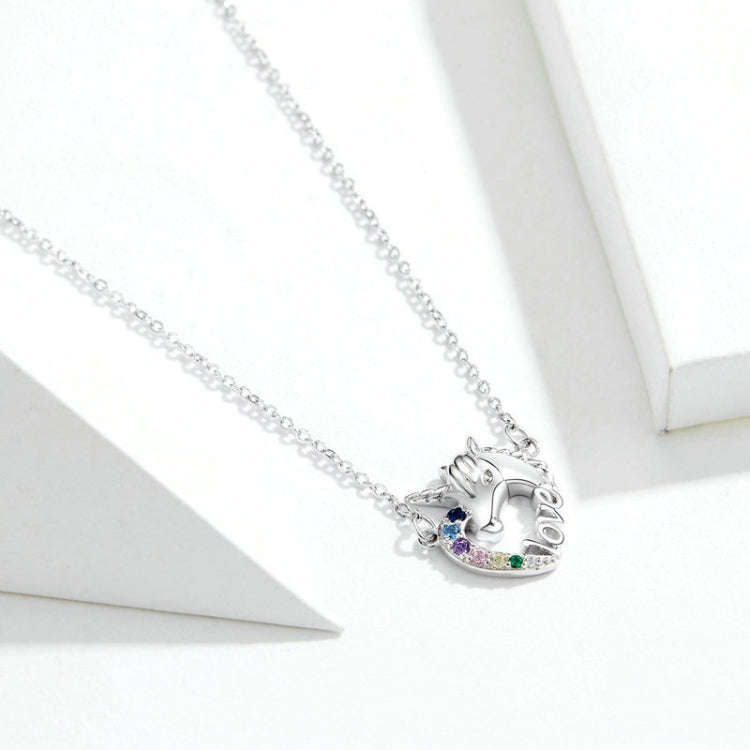 S925 Sterling Silver Necklace Cute Animal Necklace