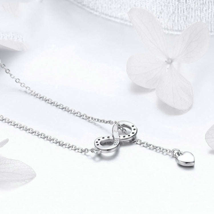 Charm S925 Sterling Silver Lady Necklace