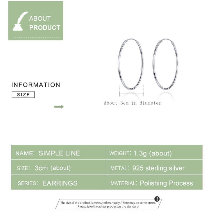 Sterling Silver Stud Earrings Big Earring S925 Silver Earrings Platinum Earrings