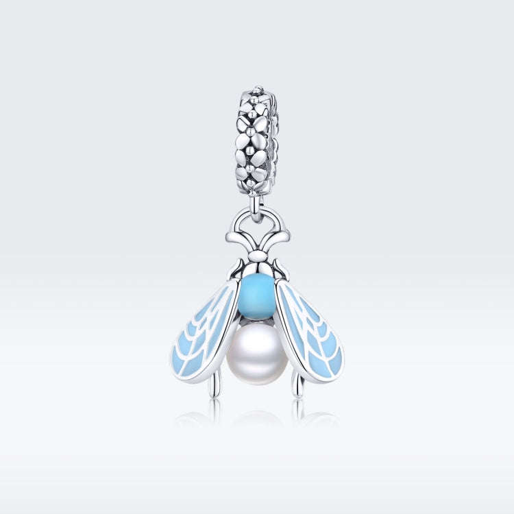 S925 Sterling Silver Moth Pendant DIY Bracelet Jewelry Accessories