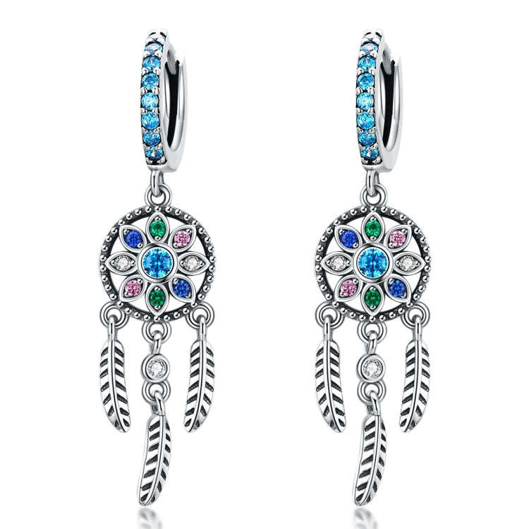 S925 Sterling Silver Retro Long Tassel Earrings